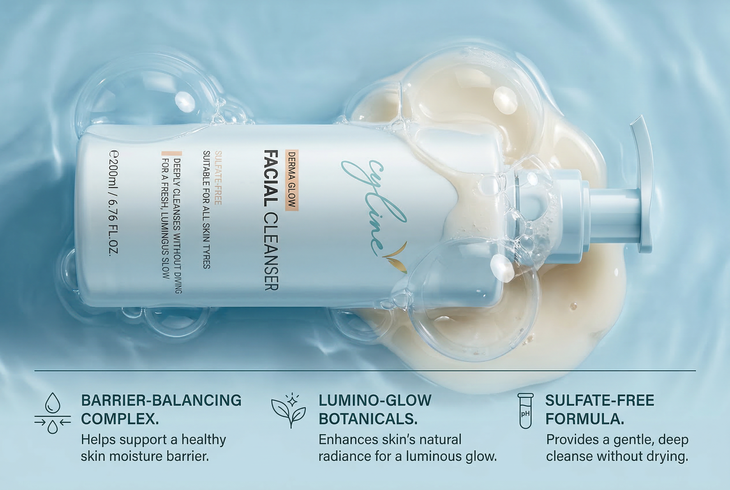 Cyline Facial cleanser