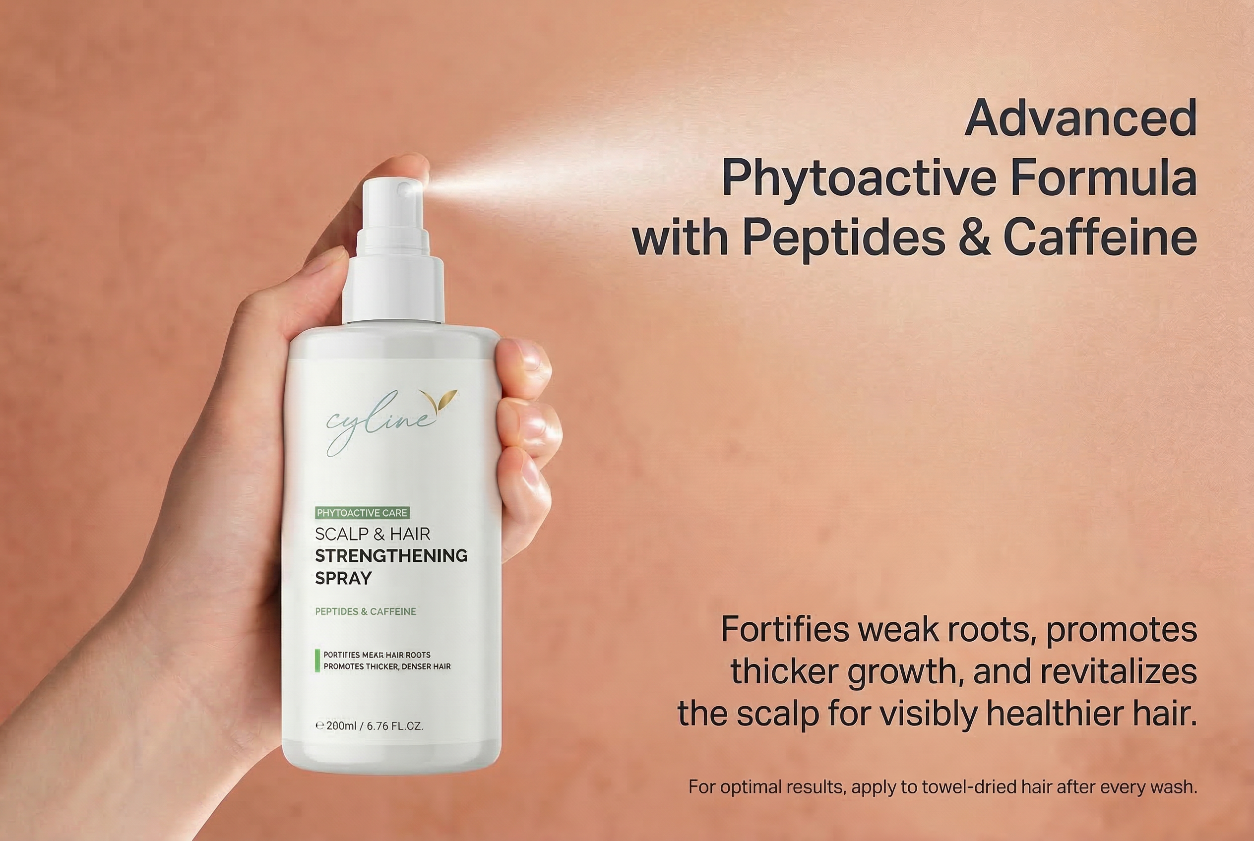 Cyline Scalp & hair strengthening spray